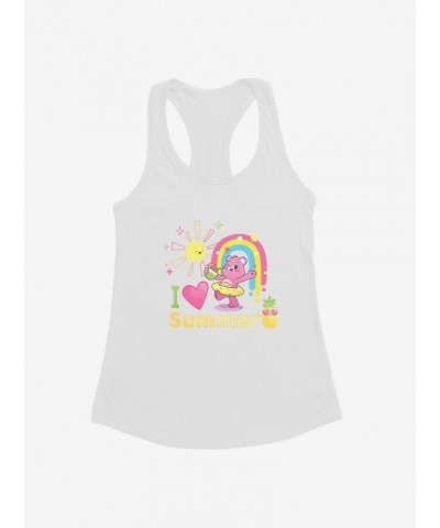 Care Bears Cheer Bear I Love Summer Girls Tank Top $10.71 Tops