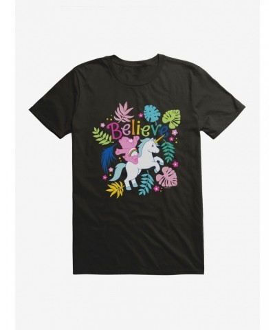 Care Bears Cheer Unicorn Believe T-Shirt $9.08 T-Shirts