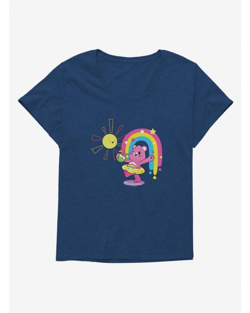 Care Bears Cheer Bear Innertube Girls T-Shirt Plus Size $11.66 T-Shirts