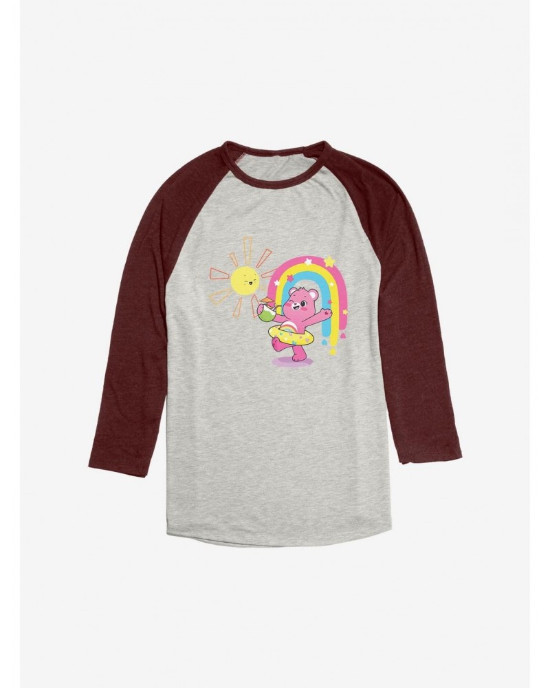 Care Bears Summer Cheer Raglan $9.25 Raglans