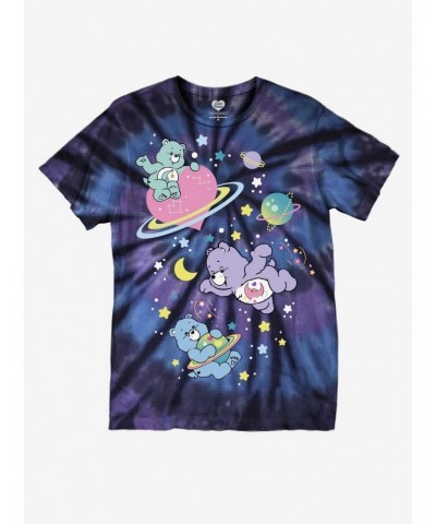 Care Bears Space Planet Tie-Dye Boyfriend Fit Girls T-Shirt $9.68 T-Shirts