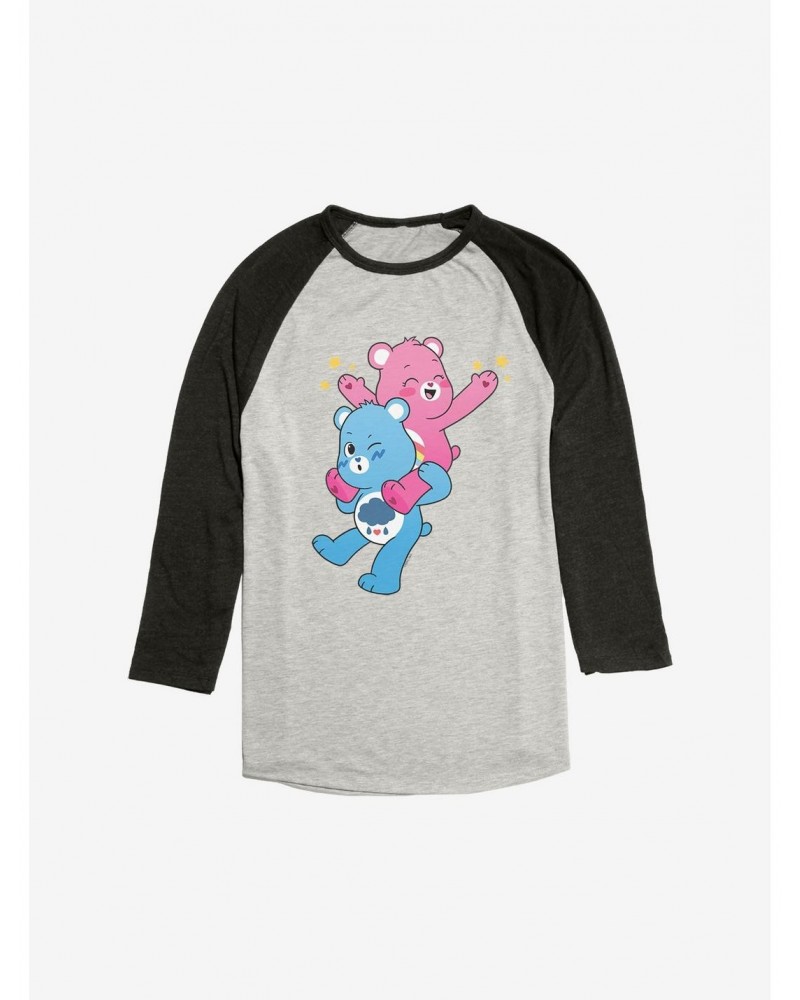 Care Bears Cheer and Grump Piggyback Ride Raglan $10.40 Raglans