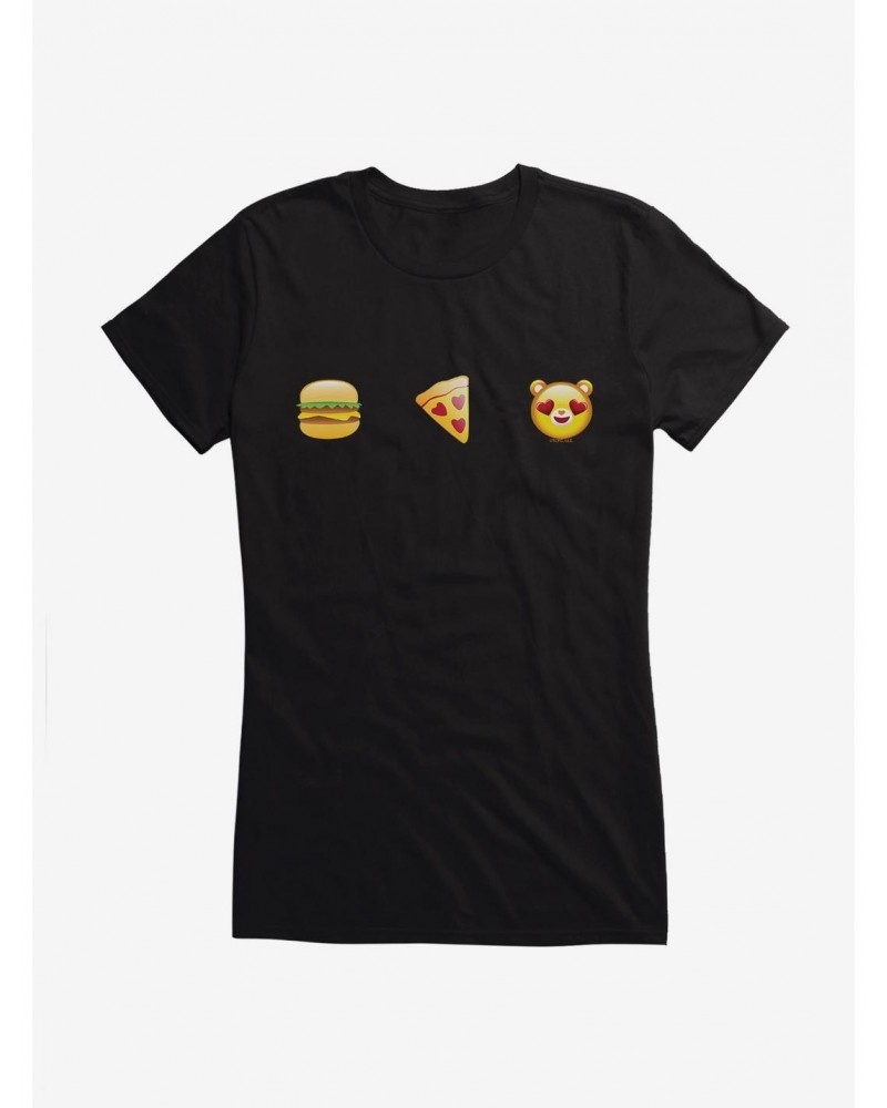 Care Bears Burger And Pizza Equals Girls T-Shirt $8.96 T-Shirts