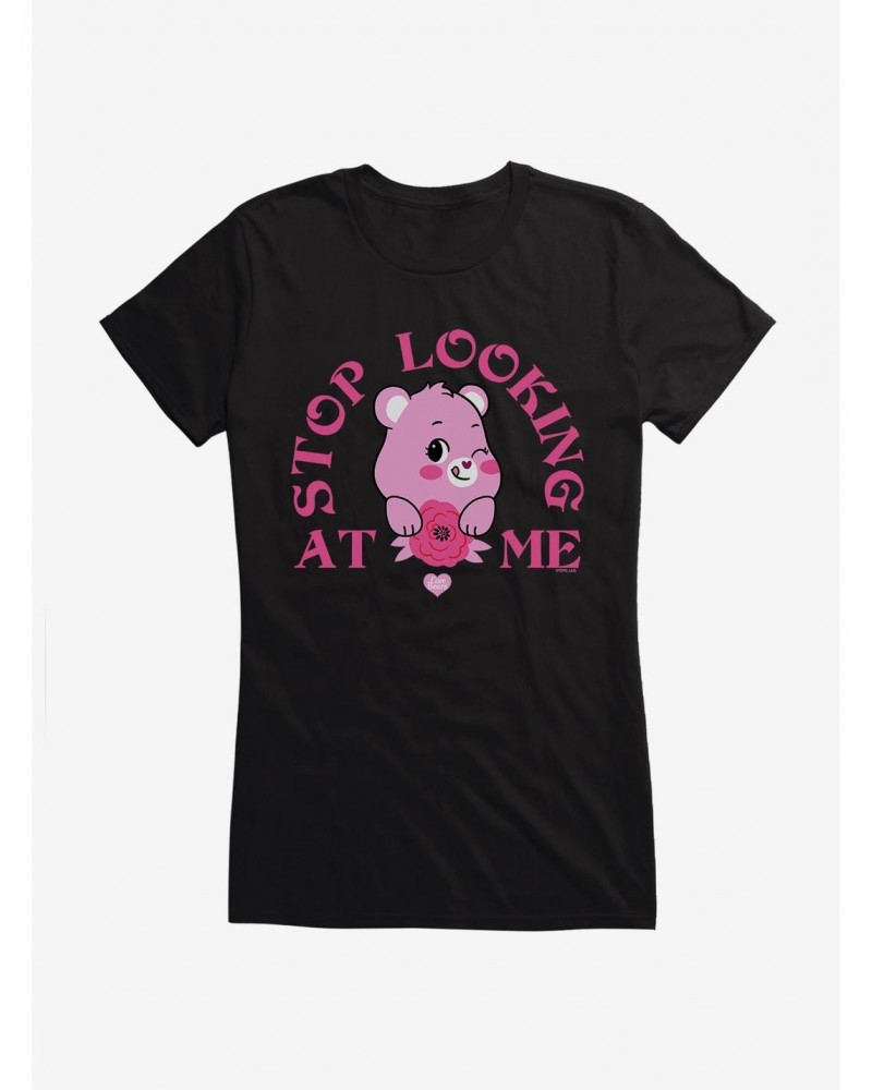 Care Bears Stop Looking At Me Girls T-Shirt $8.47 T-Shirts