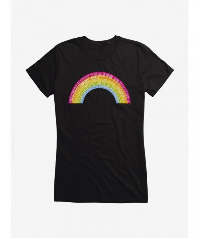 Care Bears Bright Side Rainbow Icon Girls T-Shirt $10.71 T-Shirts