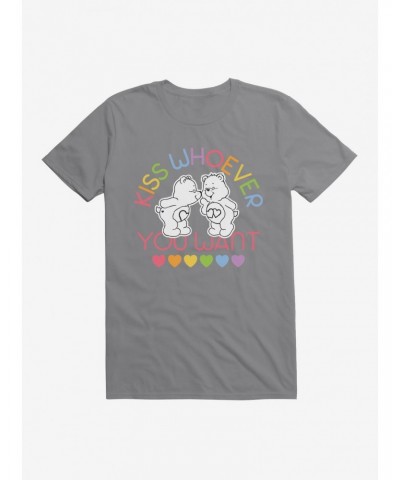 Care Bears Pride Tenderheart & Love-A-Lot Kiss Who You Want T-Shirt $10.28 T-Shirts