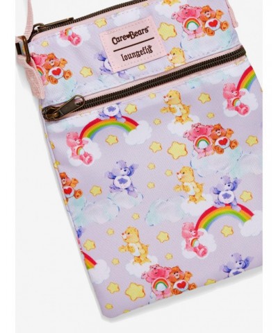 Loungefly Care Bears Rainbows & Clouds Passport Crossbody Bag $8.96 Bags