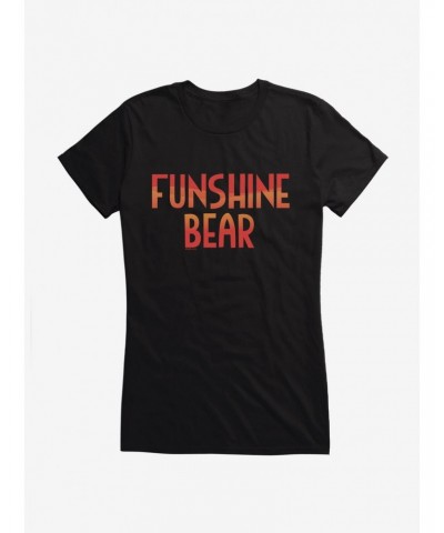 Care Bears Gradient Funshine Bear Girls T-Shirt $10.46 T-Shirts