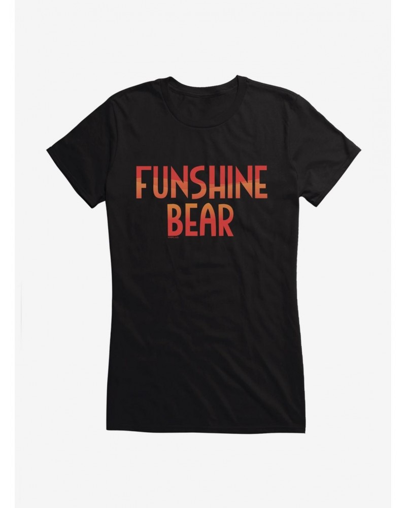 Care Bears Gradient Funshine Bear Girls T-Shirt $10.46 T-Shirts