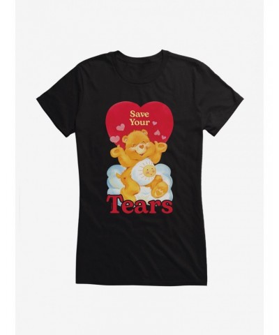 Care Bears Funshine Bear Save Your Tears Girls T-Shirt $7.97 T-Shirts