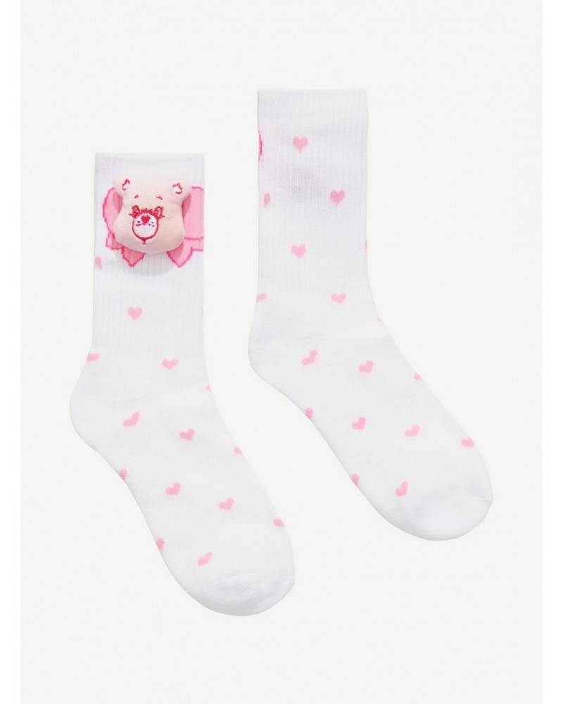 Care Bears Heart Cheer Bear Plush Crew Socks $2.73 Socks