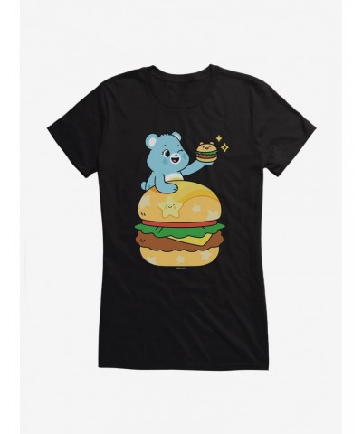 Care Bears Bedtime Bear Burger Time Girls T-Shirt $9.96 T-Shirts