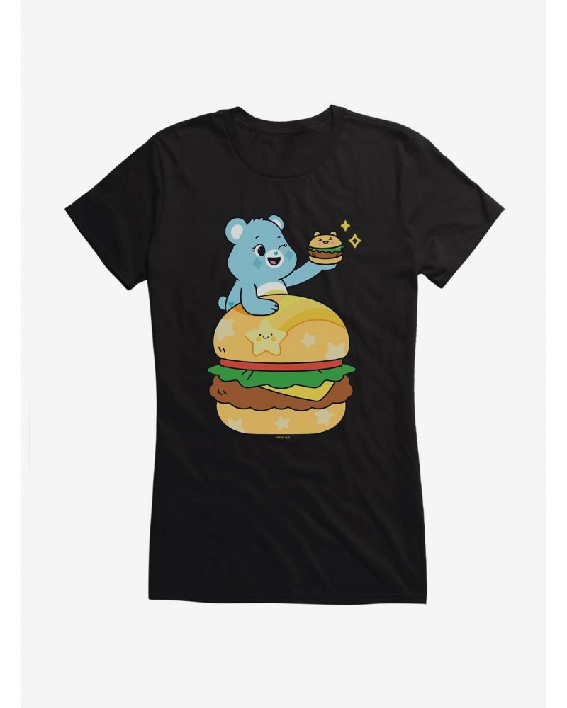 Care Bears Bedtime Bear Burger Time Girls T-Shirt $9.96 T-Shirts