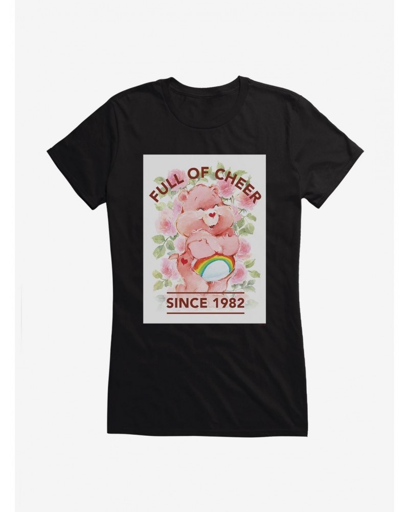 Care Bears Full Of Cheer Floral Girls T-Shirt $10.21 T-Shirts