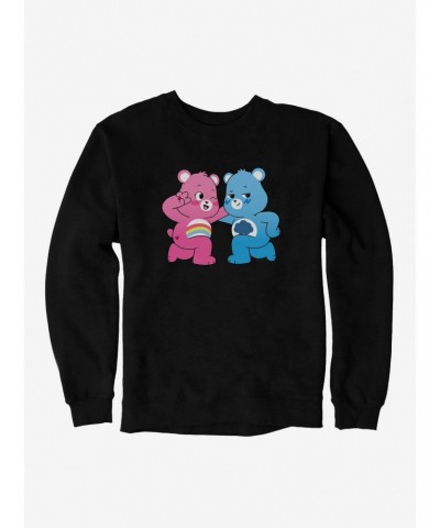 Care Bears Grumpy And Cheer Cool Pose Sweatshirt $16.61 Sweatshirts