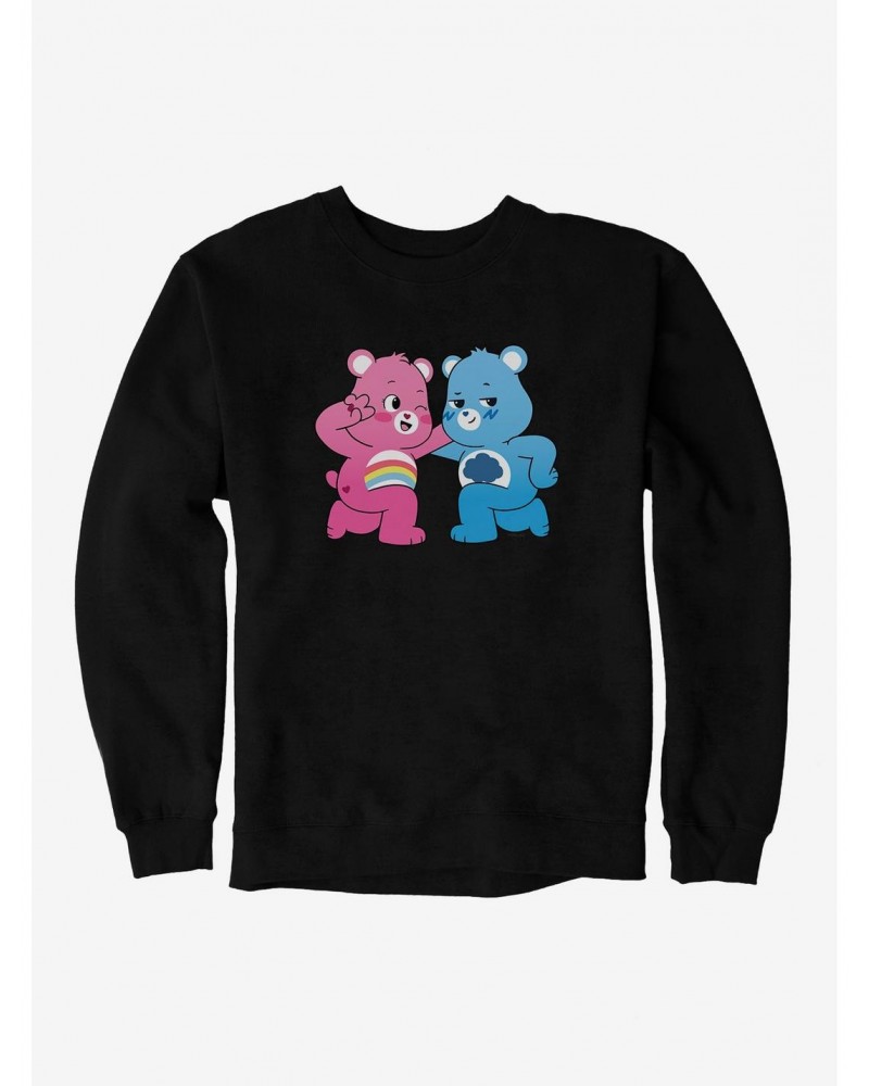 Care Bears Grumpy And Cheer Cool Pose Sweatshirt $16.61 Sweatshirts