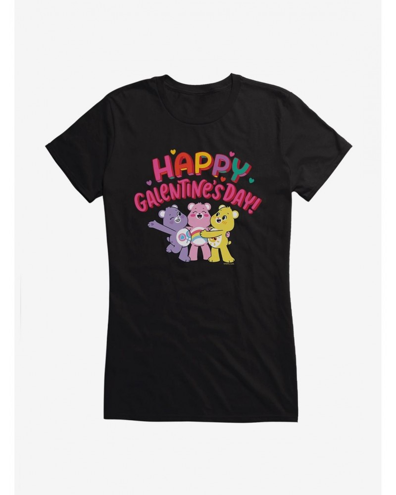 Care Bears Happy Galentine's Girls T-Shirt $9.46 T-Shirts