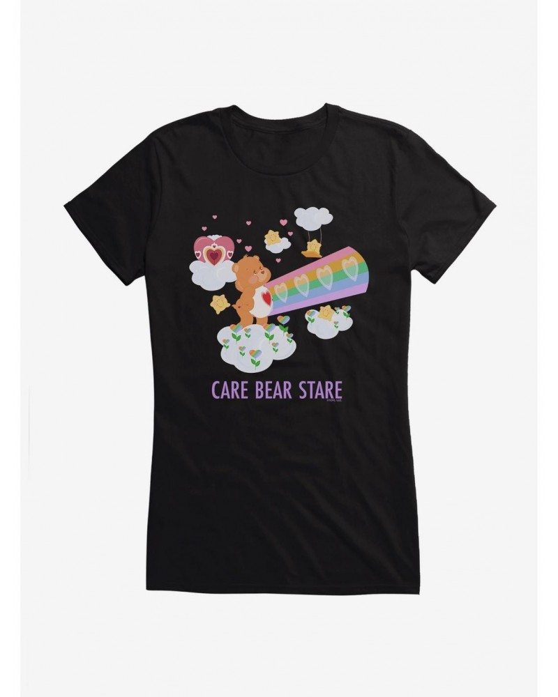 Care Bears Tenderheart Bear Care Bear Stare Girls T-Shirt $7.72 T-Shirts