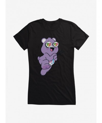 Care Bears Share Bear Sushi Gaze Girls T-Shirt $8.22 T-Shirts