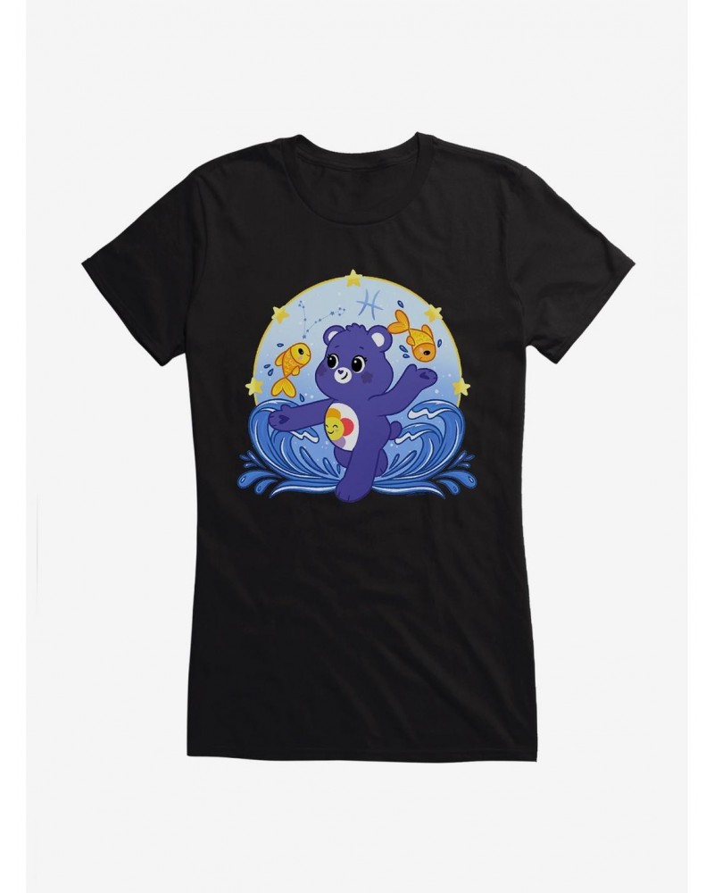 Care Bears Pisces Bear Girls T-Shirt $8.96 T-Shirts