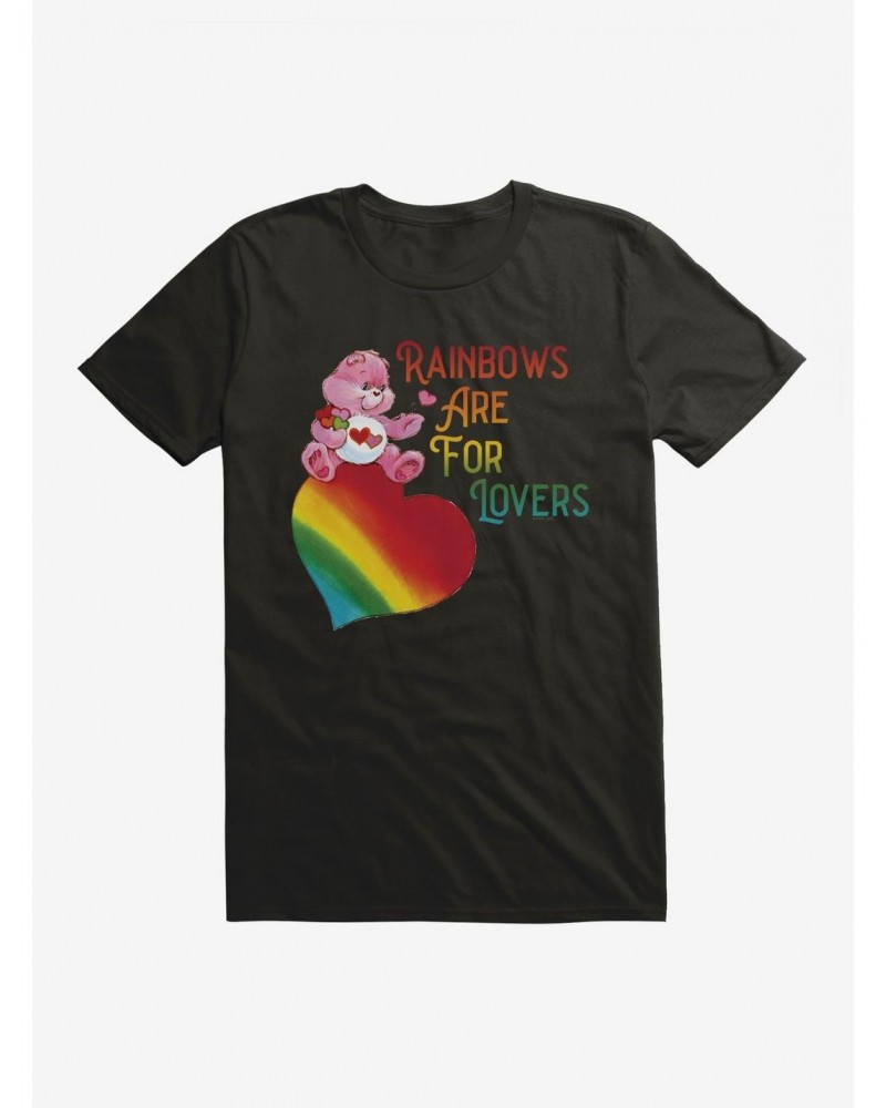 Care Bears Pride Love-A-Lot Bear Rainbows Are For Lovers T-Shirt $11.23 T-Shirts