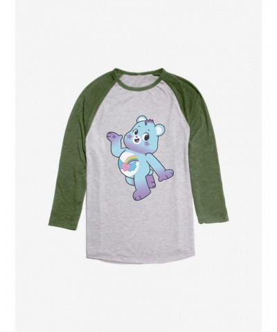 Care Bears Side Pose Dream Bright Bear Raglan $13.58 Raglans