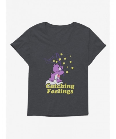 Care Bears Share Bear Catching Feelings Girls T-Shirt Plus Size $12.14 T-Shirts