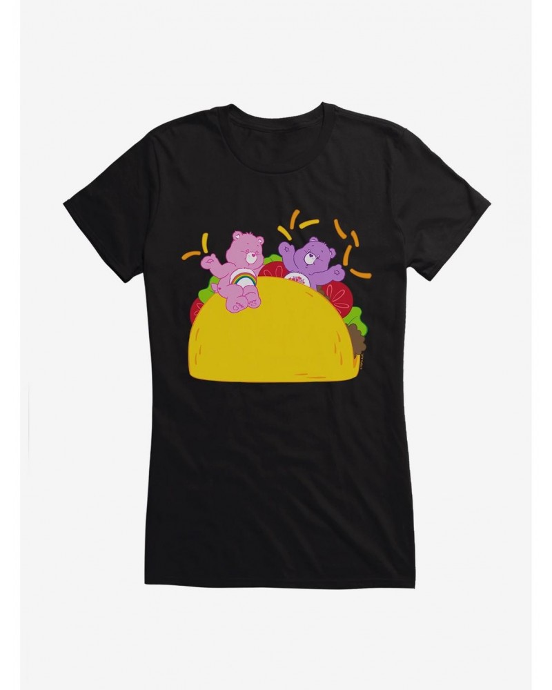 Care Bears Share And Cheer Bears Taco Girls T-Shirt $10.96 T-Shirts