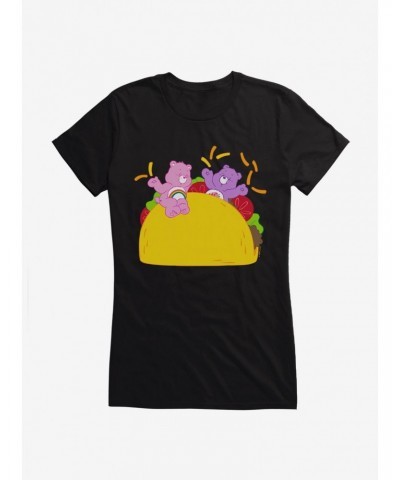 Care Bears Share And Cheer Bears Taco Girls T-Shirt $10.96 T-Shirts