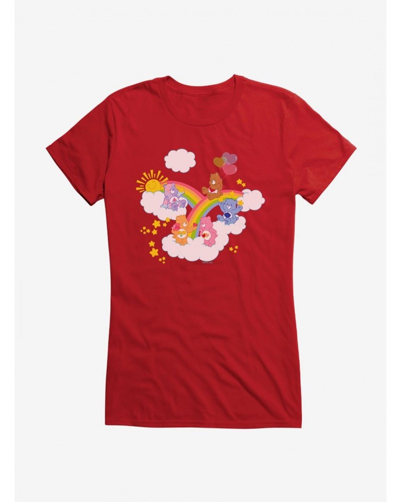 Care Bears Over The Rainbow Girls T-Shirt $8.96 T-Shirts