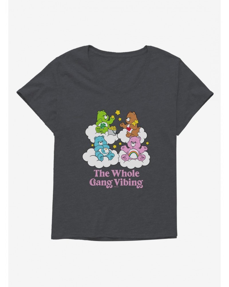 Care Bears The Whole Gang Vibing T-Shirt Plus Size $9.54 T-Shirts