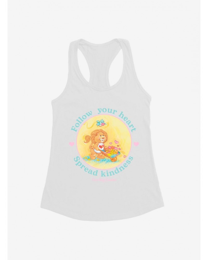 Care Bear Cousins Brave Heart Lion Follow Your Heart Girls Tank $12.45 Tanks