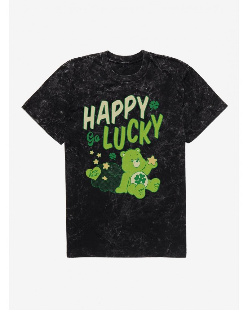 Care Bears Happy Go Lucky Mineral Wash T-Shirt $9.32 T-Shirts