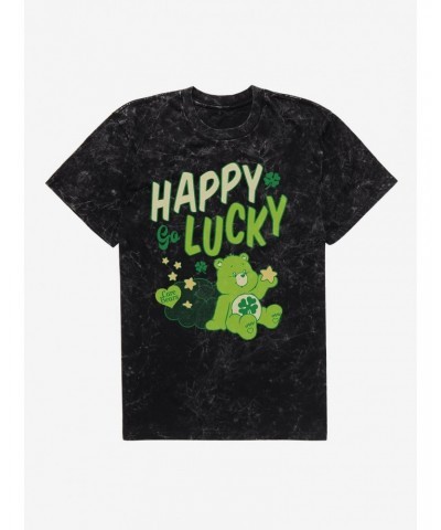 Care Bears Happy Go Lucky Mineral Wash T-Shirt $9.32 T-Shirts