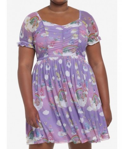 Care Bears Characters In The Clouds Dress Plus Size $23.36 Dresses