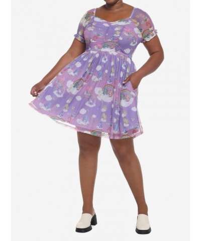 Care Bears Characters In The Clouds Dress Plus Size $23.36 Dresses