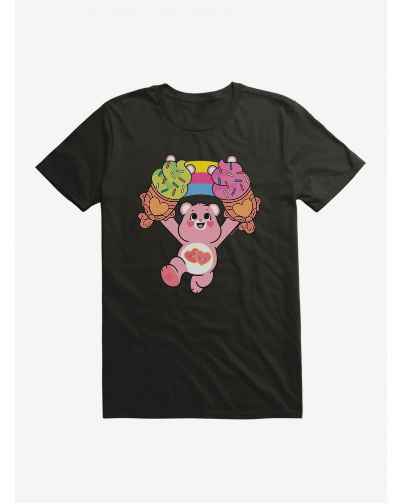 Care Bears Love A Lot Bear Taiyaki Ice Cream T-Shirt $11.23 T-Shirts