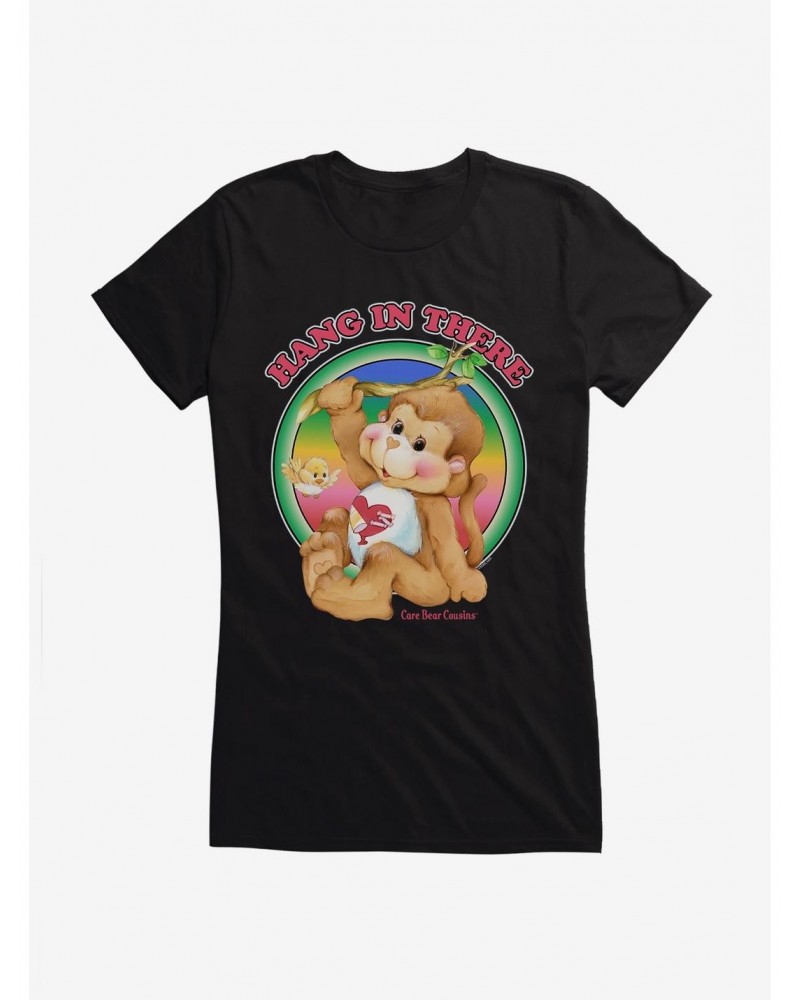 Care Bear Cousins Playful Heart Monkey Hang In There Girls T-Shirt $12.45 T-Shirts