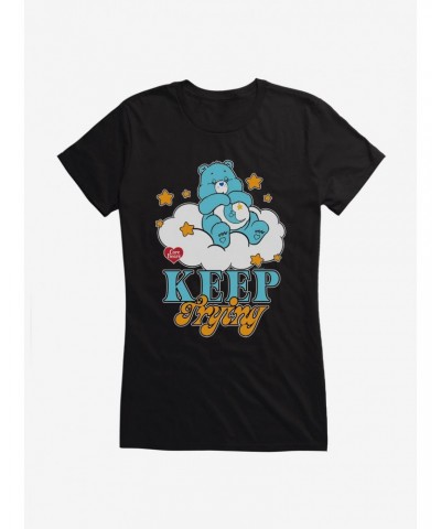 Care Bears Bedtime Bear Keep Trying Girls T-Shirt $8.72 T-Shirts