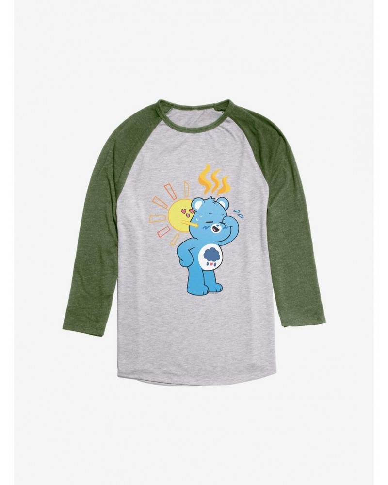 Care Bears Grumpy Summer Love Raglan $13.58 Raglans