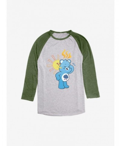 Care Bears Grumpy Summer Love Raglan $13.58 Raglans