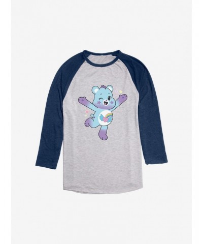 Care Bears Jump Dream Bright Bear Raglan $14.16 Raglans