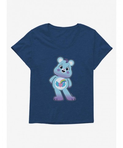 Care Bears Dream Bright Bear Standing Girls T-Shirt Plus Size $10.12 T-Shirts