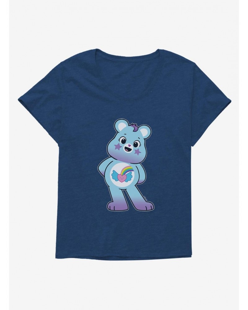 Care Bears Dream Bright Bear Standing Girls T-Shirt Plus Size $10.12 T-Shirts