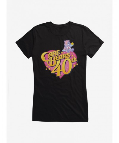 Care Bears Anniversary Logo Girls T-Shirt $9.46 T-Shirts