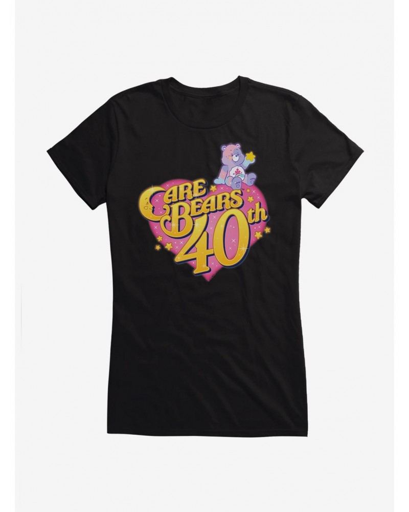 Care Bears Anniversary Logo Girls T-Shirt $9.46 T-Shirts