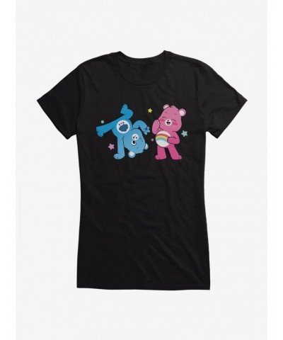 Care Bears Grumpy And Cheer Cartwheel Girls T-Shirt $12.45 T-Shirts