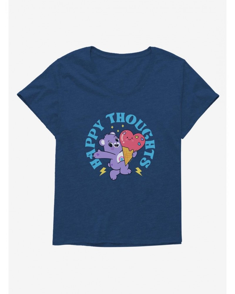 Care Bears Share Bear Happy Thoughts Girls T-Shirt Plus Size $9.54 T-Shirts