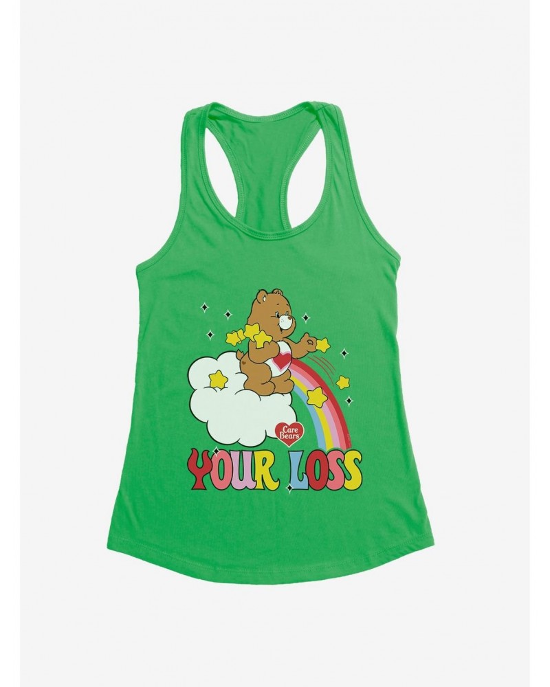 Care Bears Tenderheart Bear Your Loss Girls Tank Top $8.22 Tops