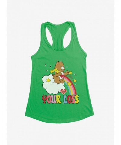 Care Bears Tenderheart Bear Your Loss Girls Tank Top $8.22 Tops